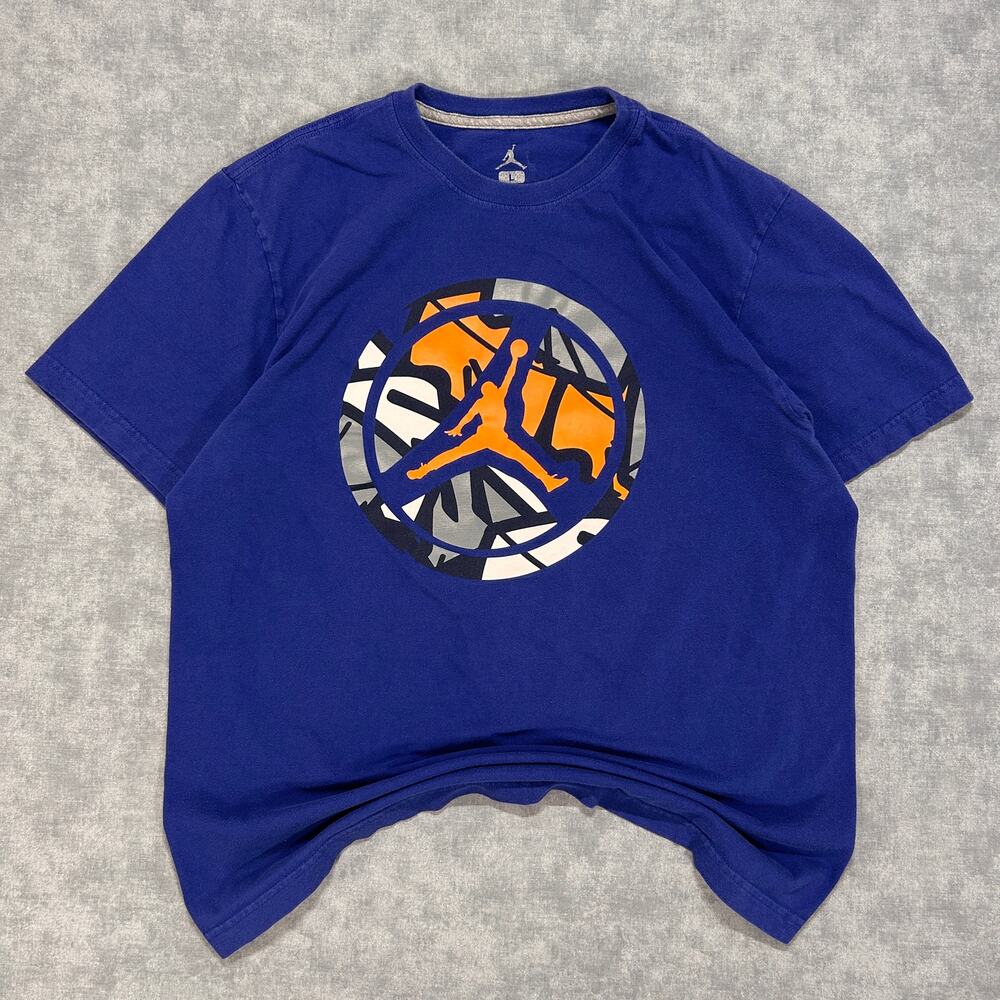 Air Jordan purple graphic tshirt Basketball mens Large
